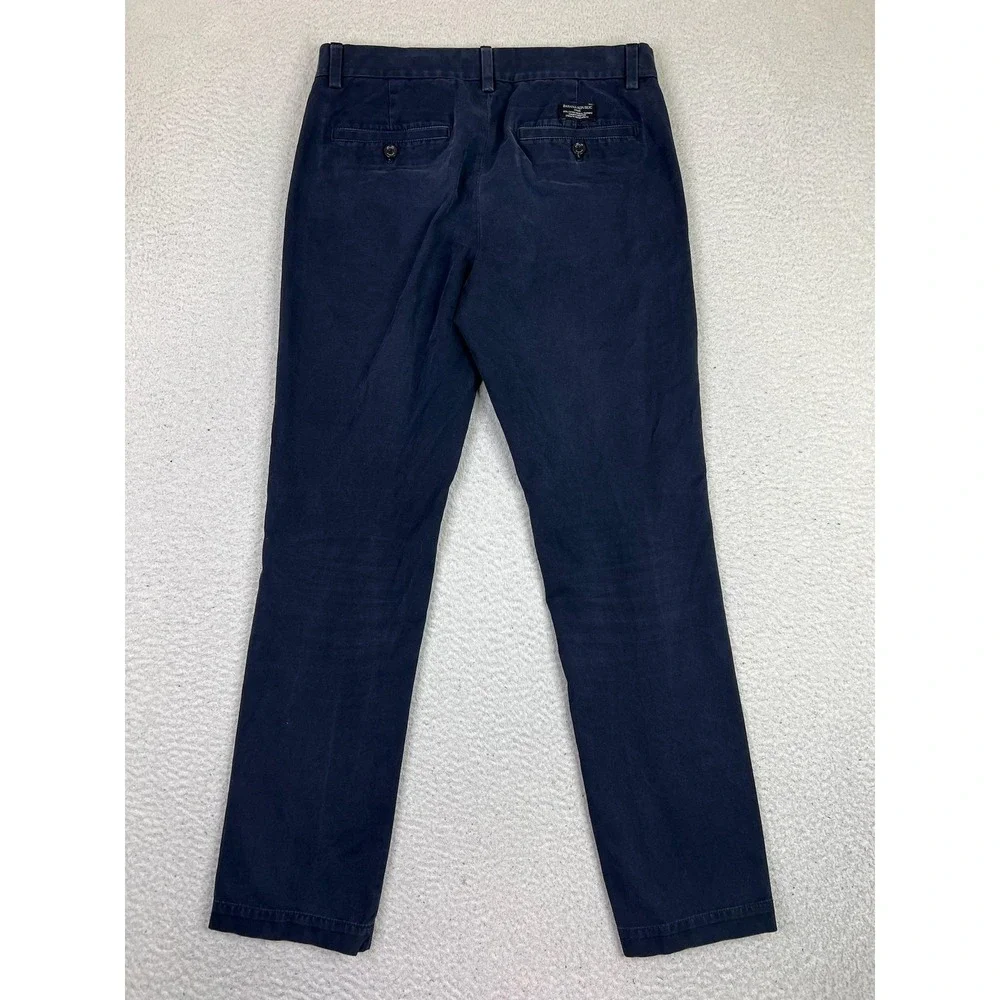 Banana Republic Aiden Chino Pants Mens 31x32 Blue Straight Leg Cotton Casual